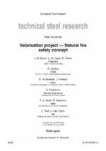 omslag Valorisation project. Natural fire safety concept